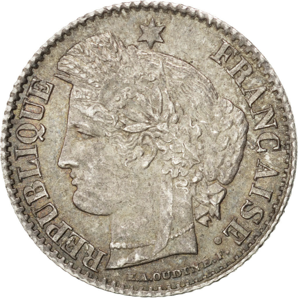Coin, France, Cérès, 20 Centimes, 1851, Paris, MS(60-62), Silver, KM:758.1