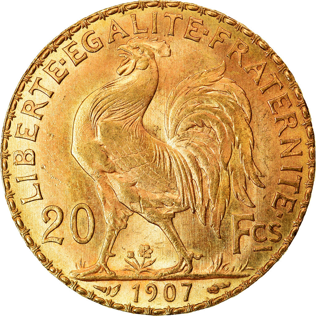 Monnaie, France, Marianne, 20 Francs, 1907, SUP+, Or, Gadoury:1064a, KM:857