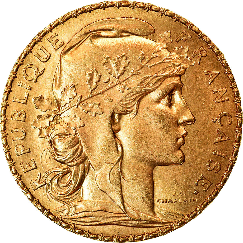 Monnaie, France, Marianne, 20 Francs, 1914, SUP+, Or, Gadoury:1064a, KM:857