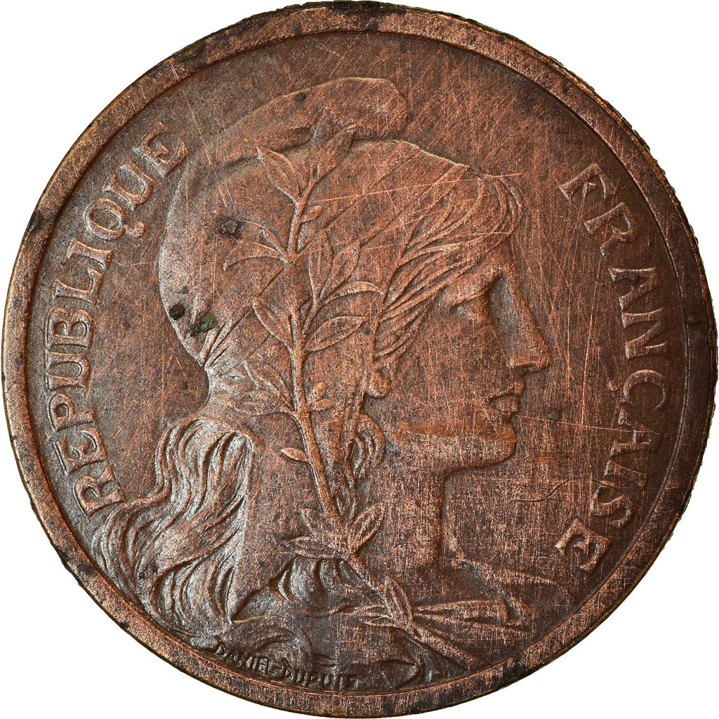 Coin, France, Dupuis, 2 Centimes, 1913, Paris, EF(40-45), Bronze, KM:841