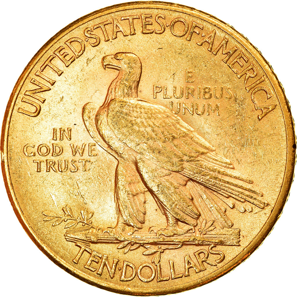 Moeda, Estados Unidos da América, Indian Head, $10, Eagle, 1912, U.S. Mint