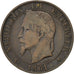 Monnaie, France, Napoleon III, Napoléon III, 5 Centimes, 1861, Strasbourg, TB