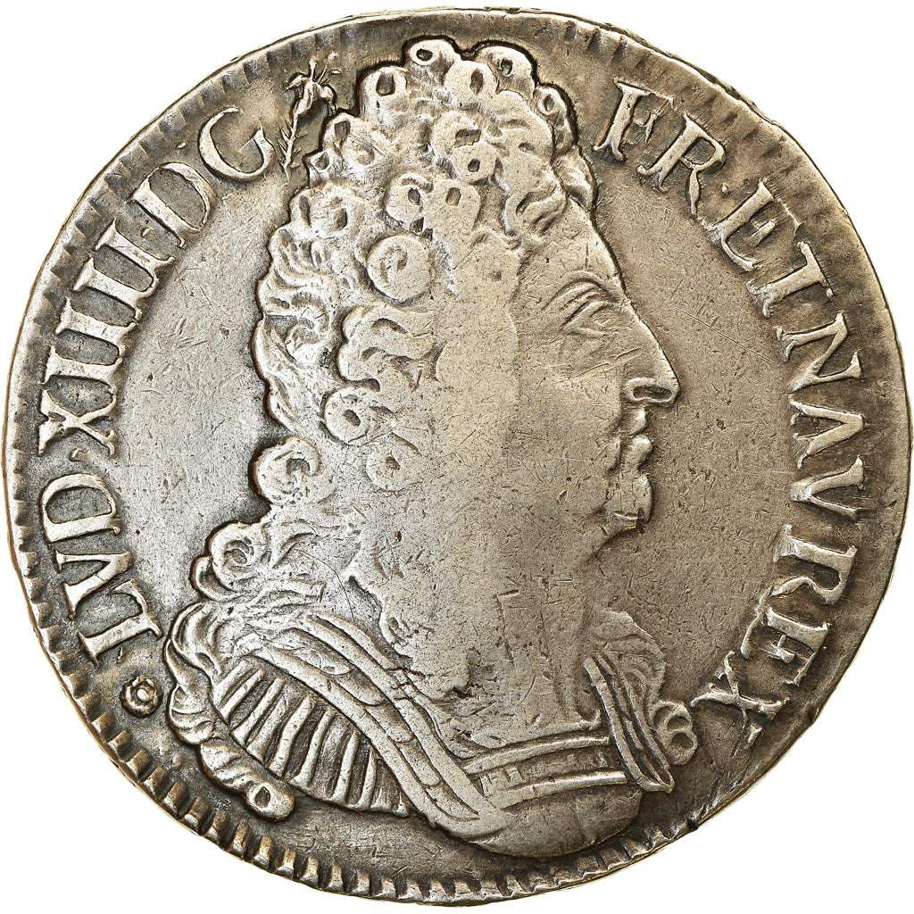 Monnaie, France, Louis XIV, Écu aux 3 couronnes, Ecu, 1710, Bayonne, TTB