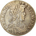 Coin, France, Louis XIV, 1/2 Écu à la mèche longue, 1654, Rennes, VF(30-35)