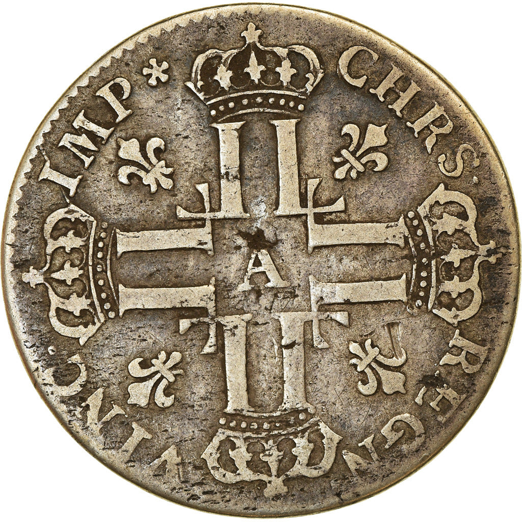 Moneta, Francia, Louis XV, Petit Louis d'argent (3 livres), 1/3 Ecu, 1720