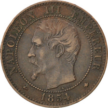 Moneta, Francia, Napoleon III, Napoléon III, 2 Centimes, 1854, Strasbourg, BB