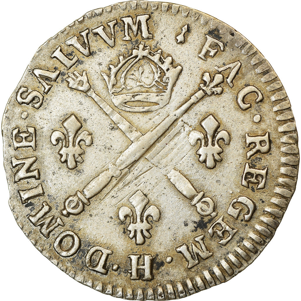 Monnaie, France, Louis XIV, 10 Sols aux insignes, 10 Sols-1/8 Ecu, 1706, La