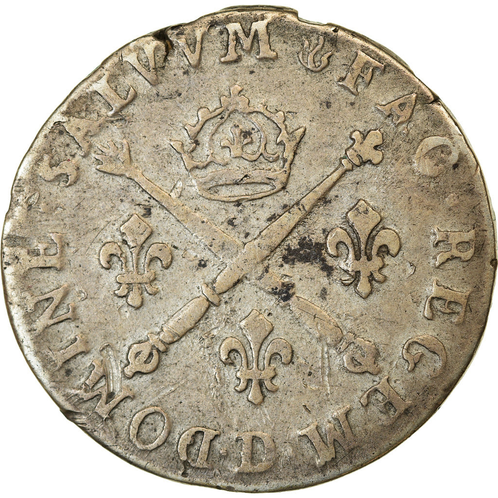 Moneda, Francia, Louis XIV, 10 Sols aux insignes, 10 Sols-1/8 Ecu, 1705, Lyon