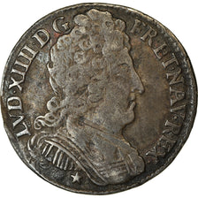 Munten, Frankrijk, Louis XIV, 11 Sols de Strasbourg, 10 Sols-1/8 Ecu, 1710