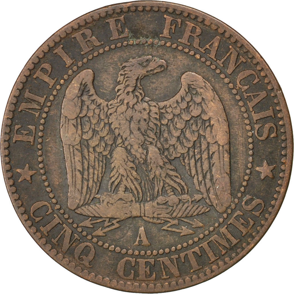 Coin, France, Napoleon III, Napoléon III, 5 Centimes, 1853, Paris, EF(40-45)