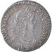 Francia, Louis XIV, 1/12 Ecu à la mèche longue, 1658, Aix, Plata, MBC