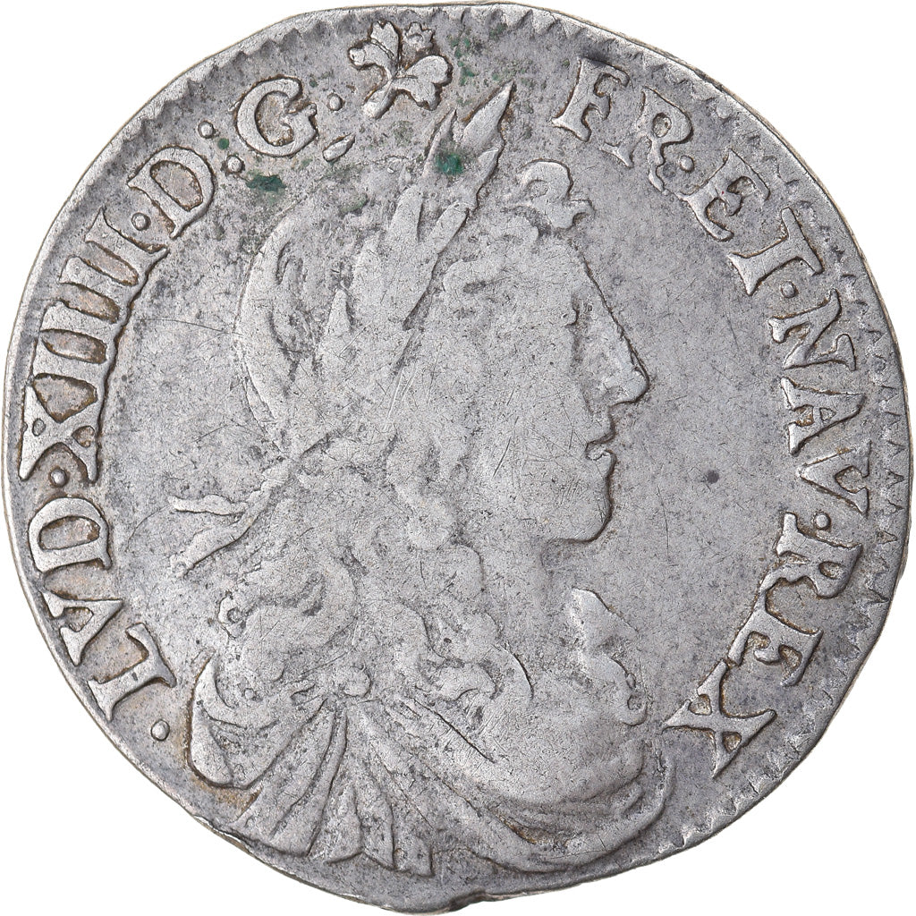 Moneda, Francia, Louis XIV, 1/12 Écu au buste juvénile, 1/12 ECU, 10 Sols