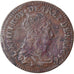 Coin, France, Louis XIV, Liard de France, 1656, Vimy, EF(40-45), Copper