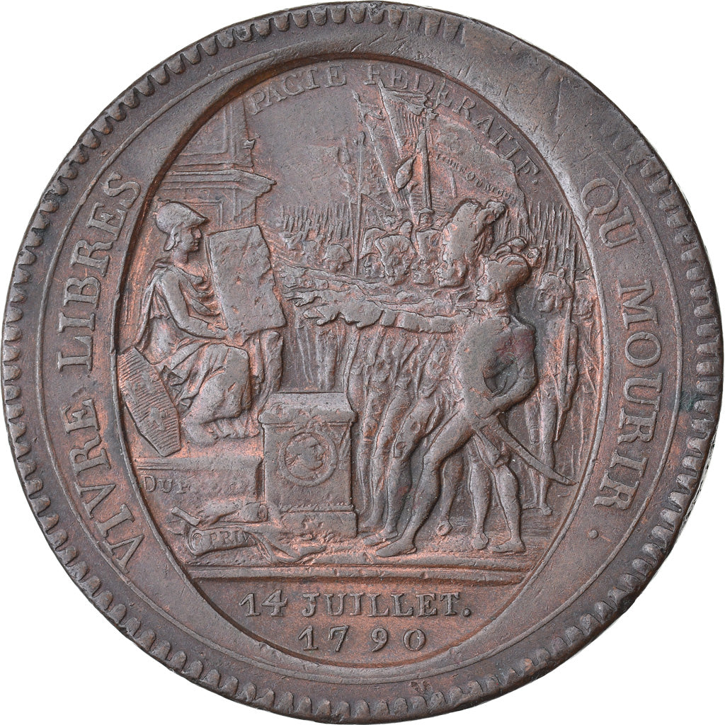 Monnaie, France, Monneron, 5 Sols, 1792, Paris, TB+, Bronze
