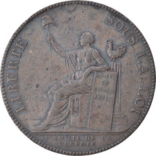 Coin, France, Monneron, 2 Sols, 1791, Birmingham, EF(40-45), Bronze, KM:Tn23