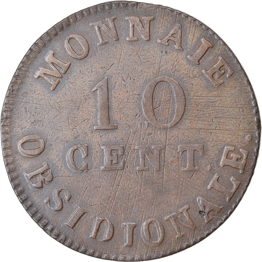 Moneta, STATI FRANCESI, ANTWERP, Napoleon I, 10 Centimes, 1814, Anvers, BB