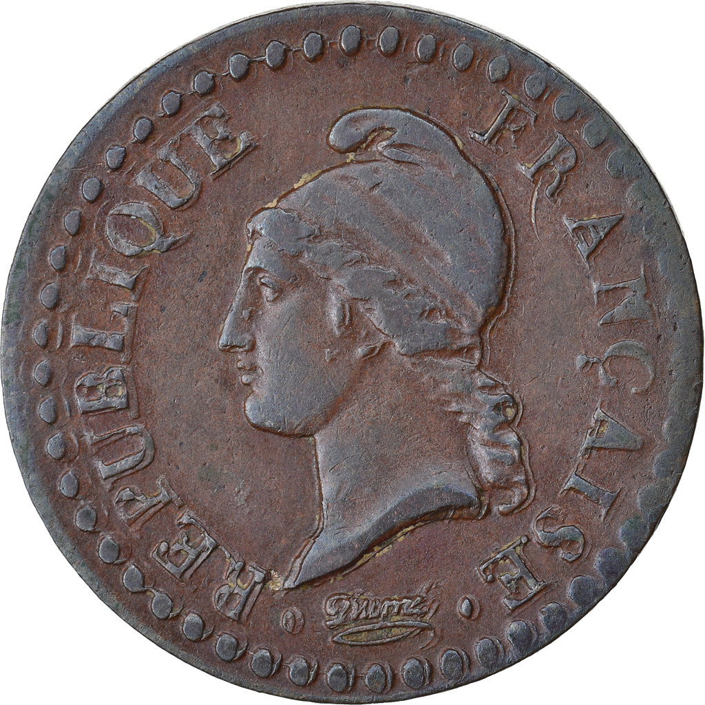 Coin, France, Dupré, Centime, 1798, Paris, EF(40-45), Bronze, KM:646