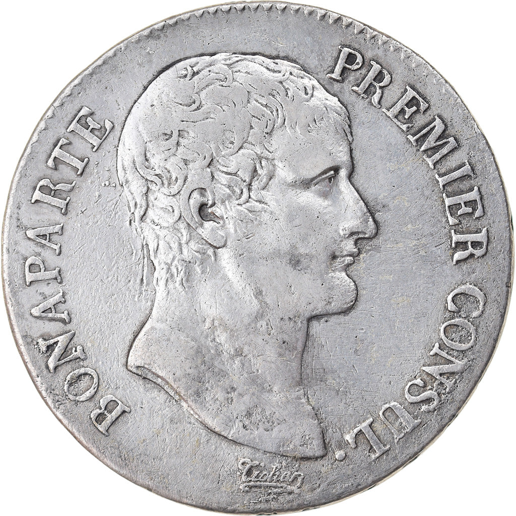 Coin, France, Napoléon I, 5 Francs, An 12 (1804), Paris, EF(40-45), Silver