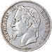 Munten, Frankrijk, Napoléon III, 5 Francs, 1867, Strasbourg, FR+, Zilver