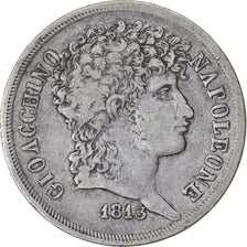 Coin, ITALIAN STATES, NAPLES, Joachim Murat, 2 Lire, 1813, VF(30-35), Silver