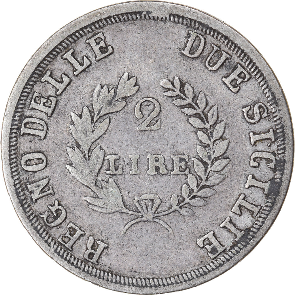 Coin, ITALIAN STATES, NAPLES, Joachim Murat, 2 Lire, 1813, VF(30-35), Silver