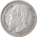 Moneta, Belgio, Leopold II, 2 Francs, 2 Frank, 1909, BB, Argento, KM:59