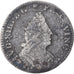 Moneda, Francia, Louis XIV, 1/12 Écu aux palmes, 1/12 ECU, 10 Sols, 1696