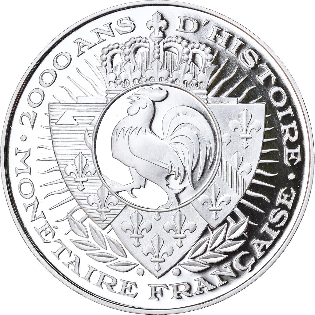 France, Medal, 2000 Ans d'Histoire Monétaire, Louis d'Or, MS(65-70), Silver