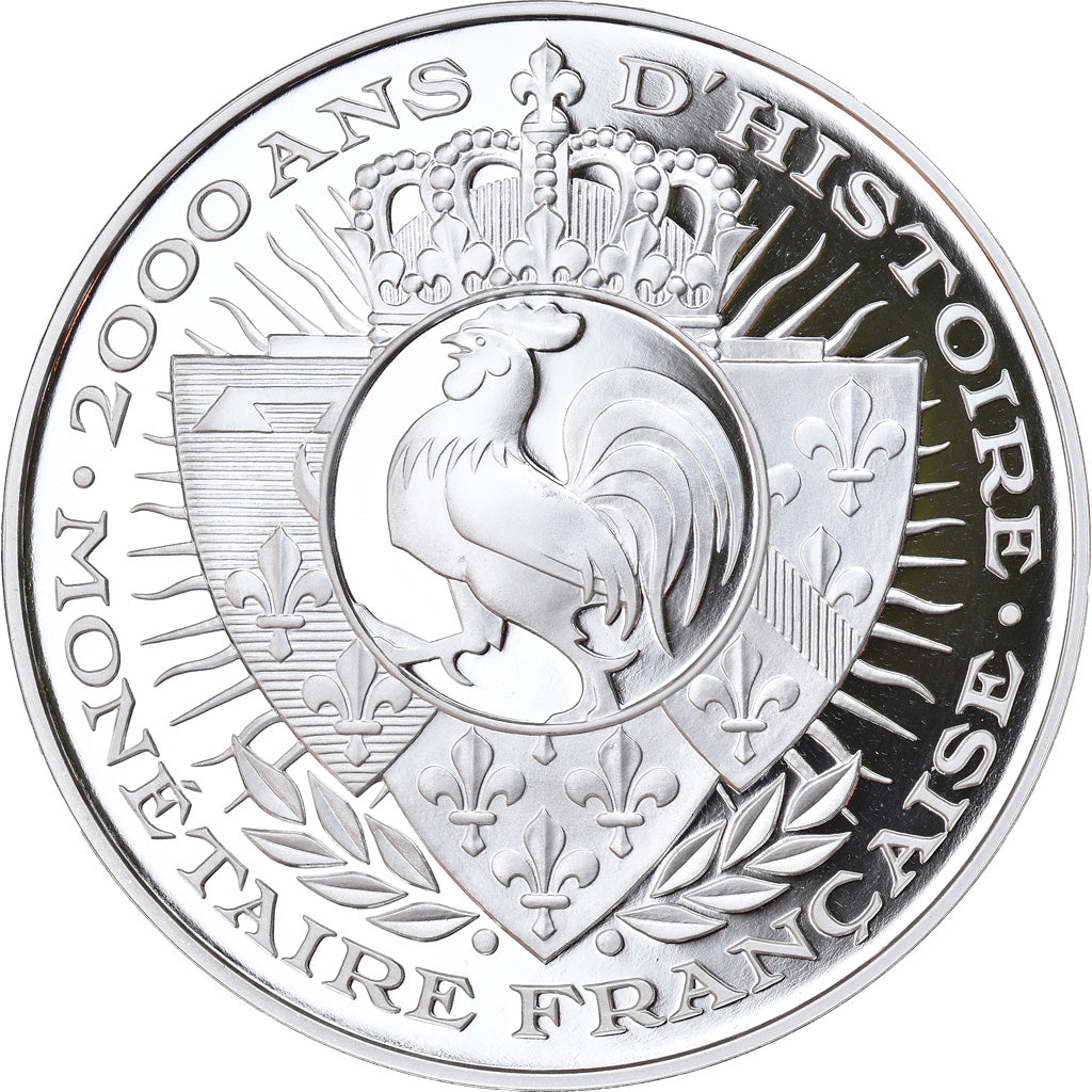 France, Médaille, Histoire Monétaire, Franc Semeuse, De Gaulle, FDC, Argent