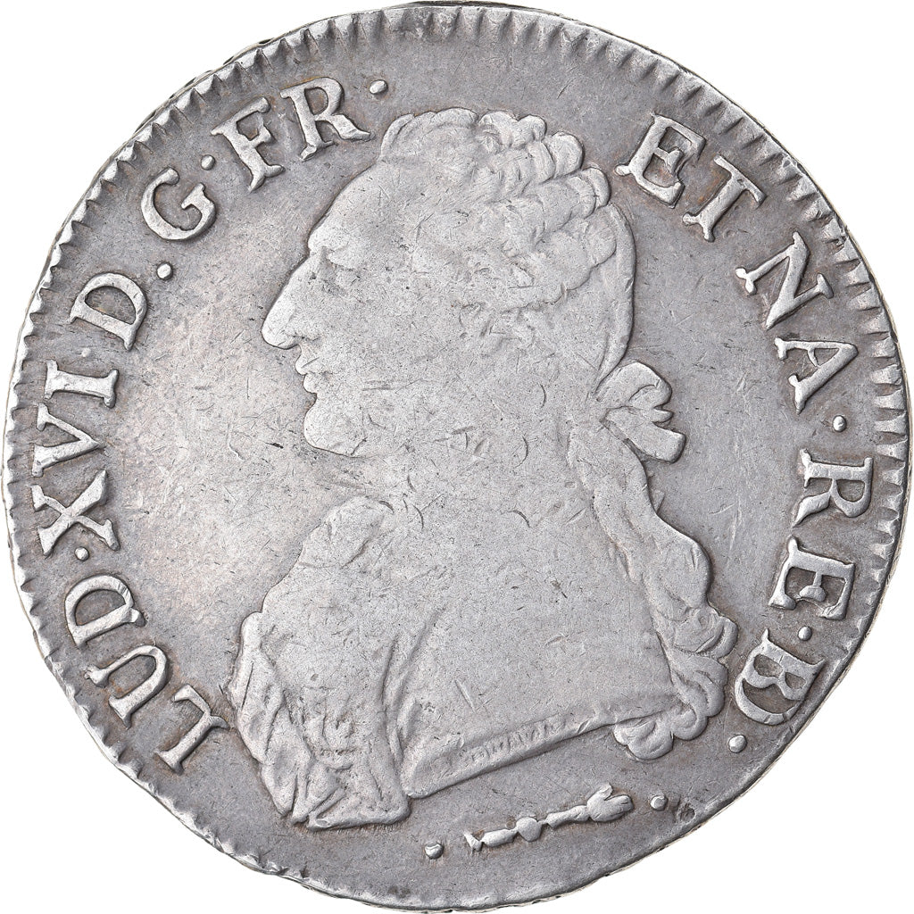 Monnaie, France, Louis XVI, Écu de Béarn aux branches d'olivier, Ecu, 1778