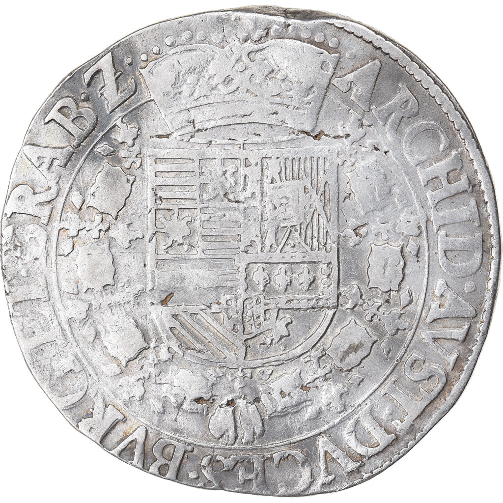 Monnaie, Pays-Bas espagnols, BRABANT, Albert & Isabelle, Patagon, Anvers, TB+