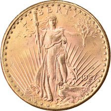 Moneda, Estados Unidos, Saint-Gaudens, $20, Double Eagle, 1927, U.S. Mint