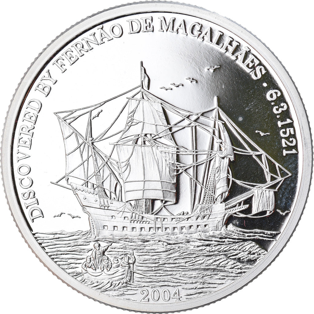 Coin, NORTHERN MARIANA ISLANDS, 5 Dollars, 2004, Proof, MS(65-70), Silver, KM:1