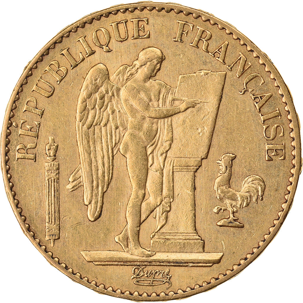 Monnaie, France, Génie, 20 Francs, 1878, Paris, SUP, Or, KM:825