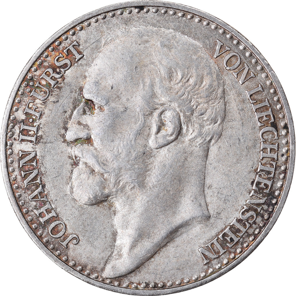 Münze, Liechtenstein, Prince John II, Krone, 1900, SS+, Silber, KM:2