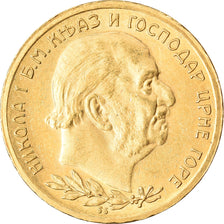 Monnaie, Montenegro, Nicholas I, 10 Perpera, 1910, SUP+, Or, KM:8