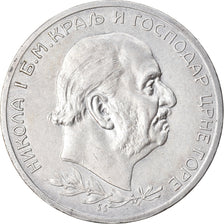 Moneda, Montenegro, Nicholas I, 5 Perpera, 1912, EBC, Plata, KM:15