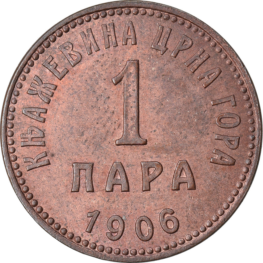 Coin, Montenegro, Nicholas I, Para, 1906, MS(63), Bronze, KM:1
