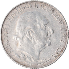 Monnaie, Montenegro, Nicholas I, Perper, 1909, TTB, Argent, KM:5
