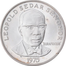 Moneda, Senegal, 50 Francs, 1975, Proof, SC, Plata, KM:5