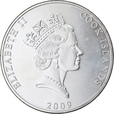 Münze, Cookinseln, Elizabeth II, Dollar, 2009, Proof, STGL, Silber, KM:1473