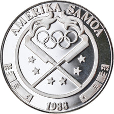 Moneta, AMERICAN SAMOA, 5 Dollars, 1988, Phillips, Proof, FDC, Argento, KM:6.1
