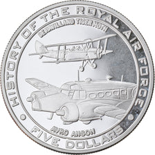 Moneta, Nauru, 5 Dollars, 2008, Proof, FDC, Argento, KM:80