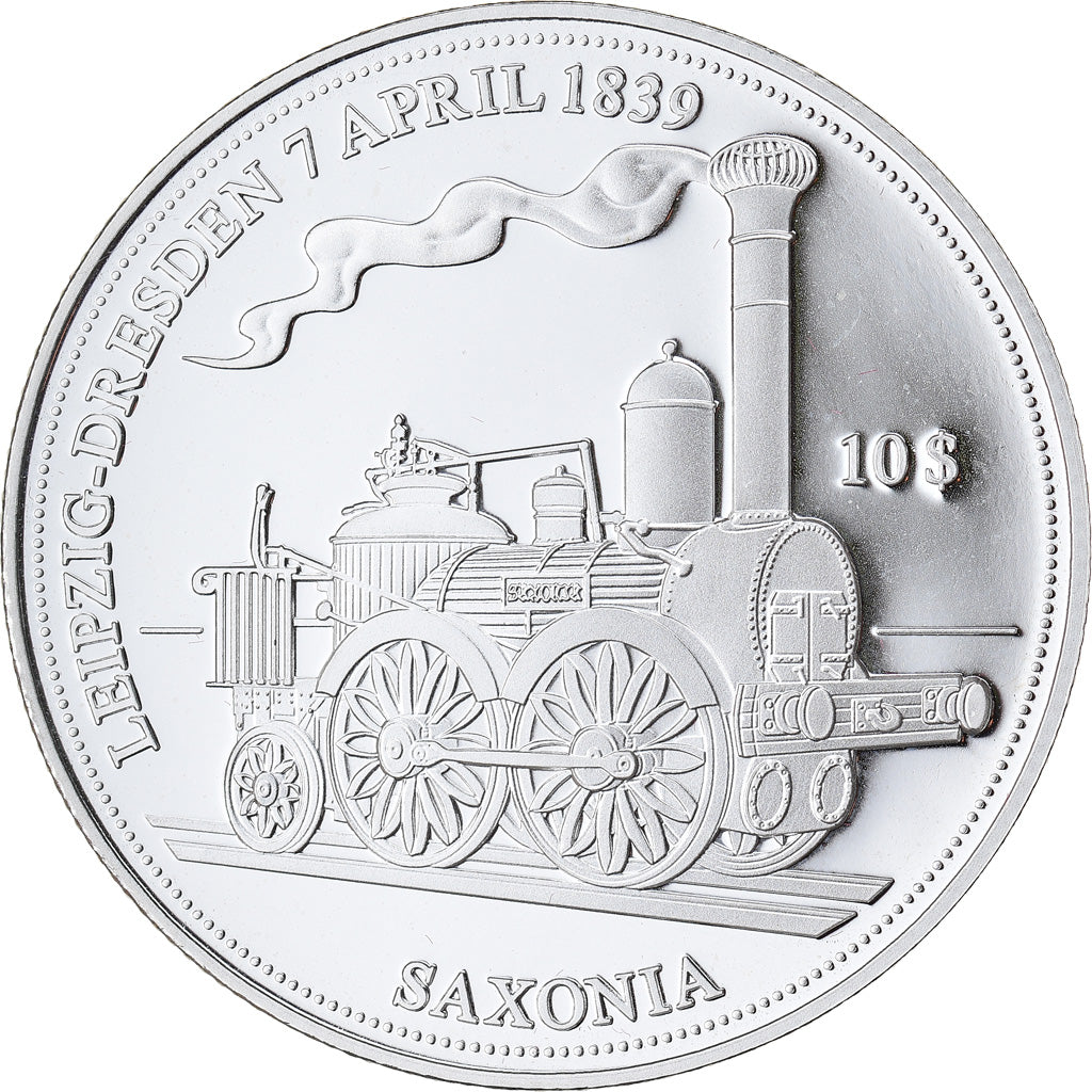 Moneta, Nauru, 10 Dollars, 2010, Proof, FDC, Argento, KM:88