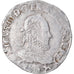 Moeda, França, Henri III, Teston, 1575, Bayonne, VF(30-35), Prata, Sombart:4654