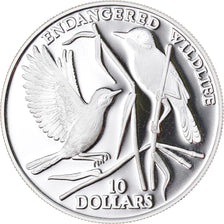 Moneta, Nauru, 10 Dollars, 1993, Proof, FDC, Argento, KM:5