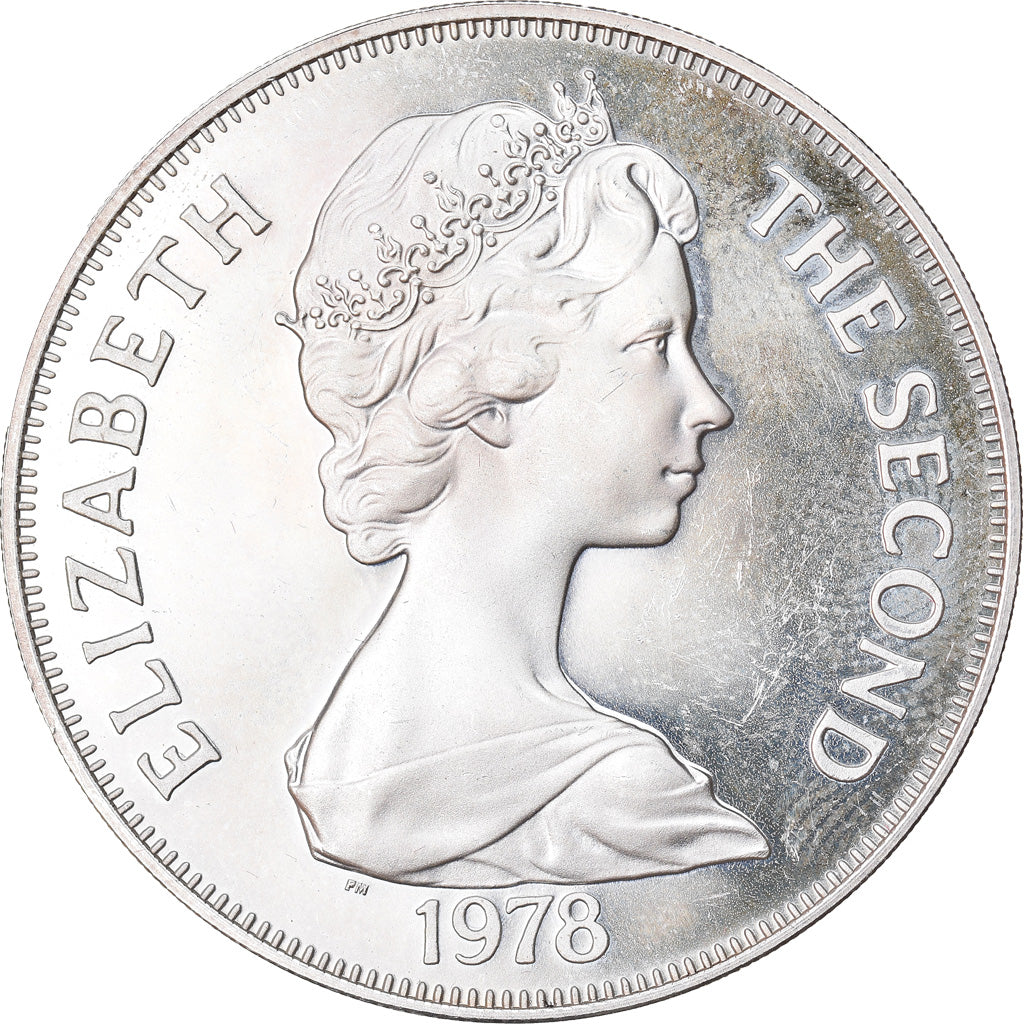 Coin, Ascension Island, 25 Pence, Crown, 1978, Pobjoy Mint, Proof, MS(63)