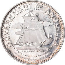 Moneta, ANGUILLA, 4 Dollars, 1970, Proof, MS(65-70), Srebro, KM:18.1