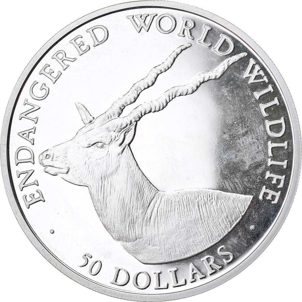 Coin, Cook Islands, Elizabeth II, 50 Dollars, 1990, Pobjoy Mint, Proof