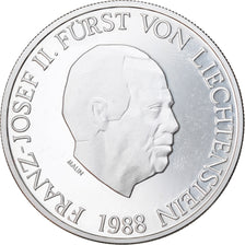 Coin, Liechtenstein, Prince Franz Josef II, 10 Franken, 1988, Proof, MS(65-70)